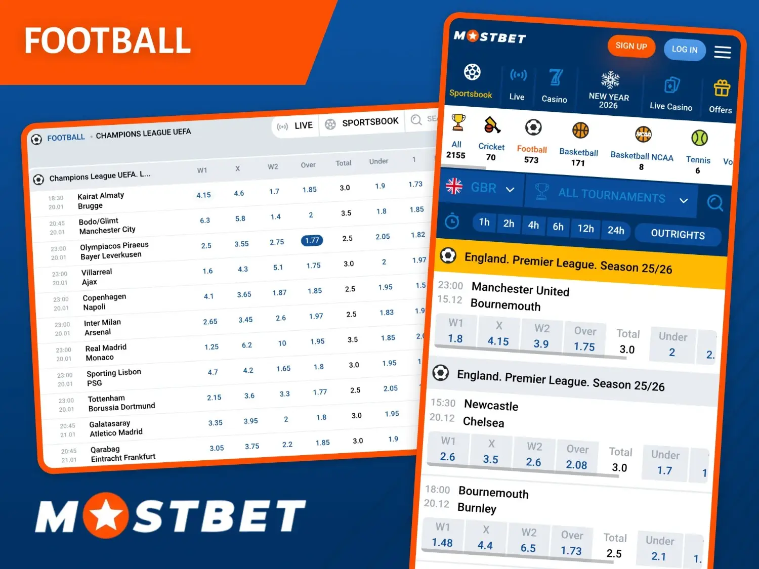 Mostbet Football Betting